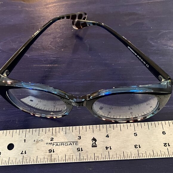 Blue and Tortoise Shell Glasses - Picture 2 of 3